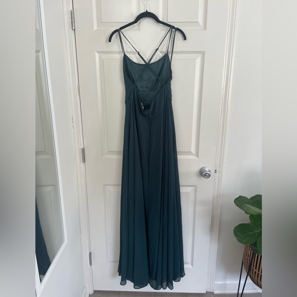 Lulu’s Mythical Kind of Love Dark Green Maxi Dress - Picture 5 of 8
